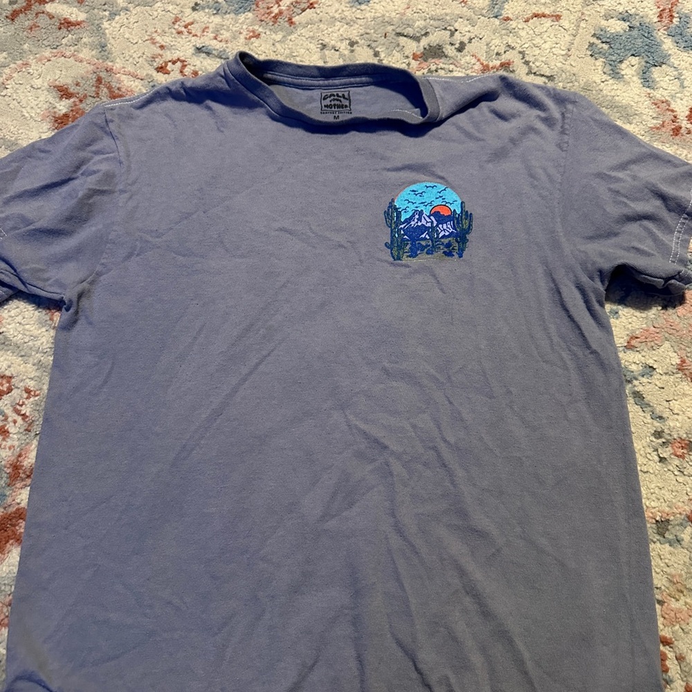 Men's Blue Graphic T-Shirt